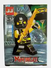 Черный конструктор мини-фигурка "Ниндзя" совместимые Minifigures Ninjago Masters Spinjitzu