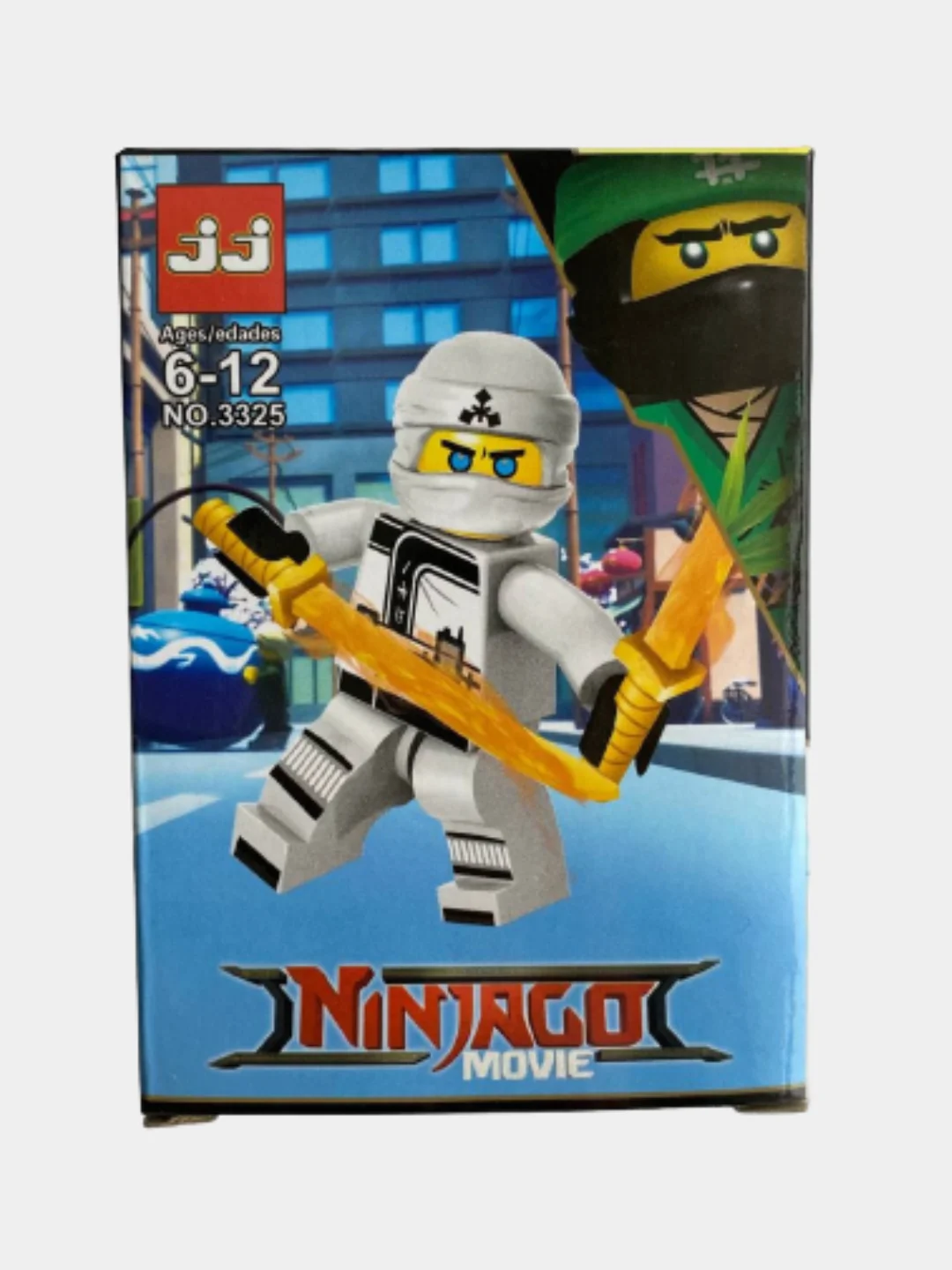 Белый конструктор мини-фигурка "Ниндзя" совместимые Minifigures Ninjago Masters Spinjitzu