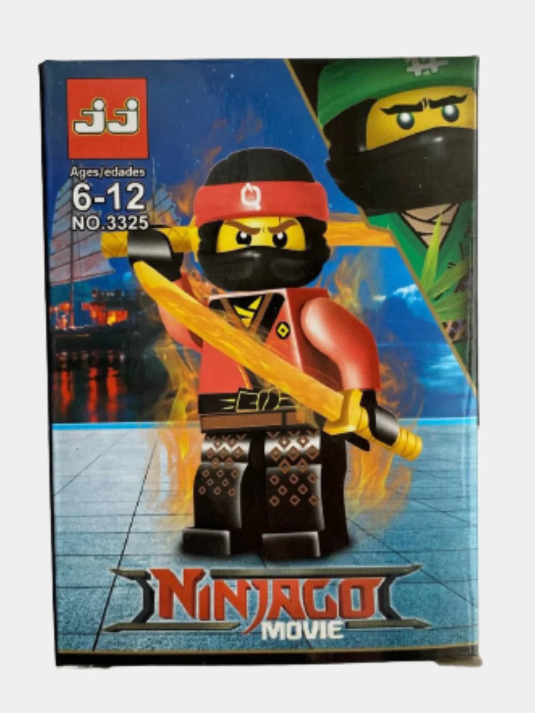 Красный конструктор мини-фигурка "Ниндзя" совместимые Minifigures Ninjago Masters Spinjitzu