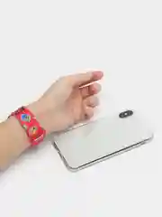 Аметистовый ремешок силиконовый с рисунком для Apple Watch