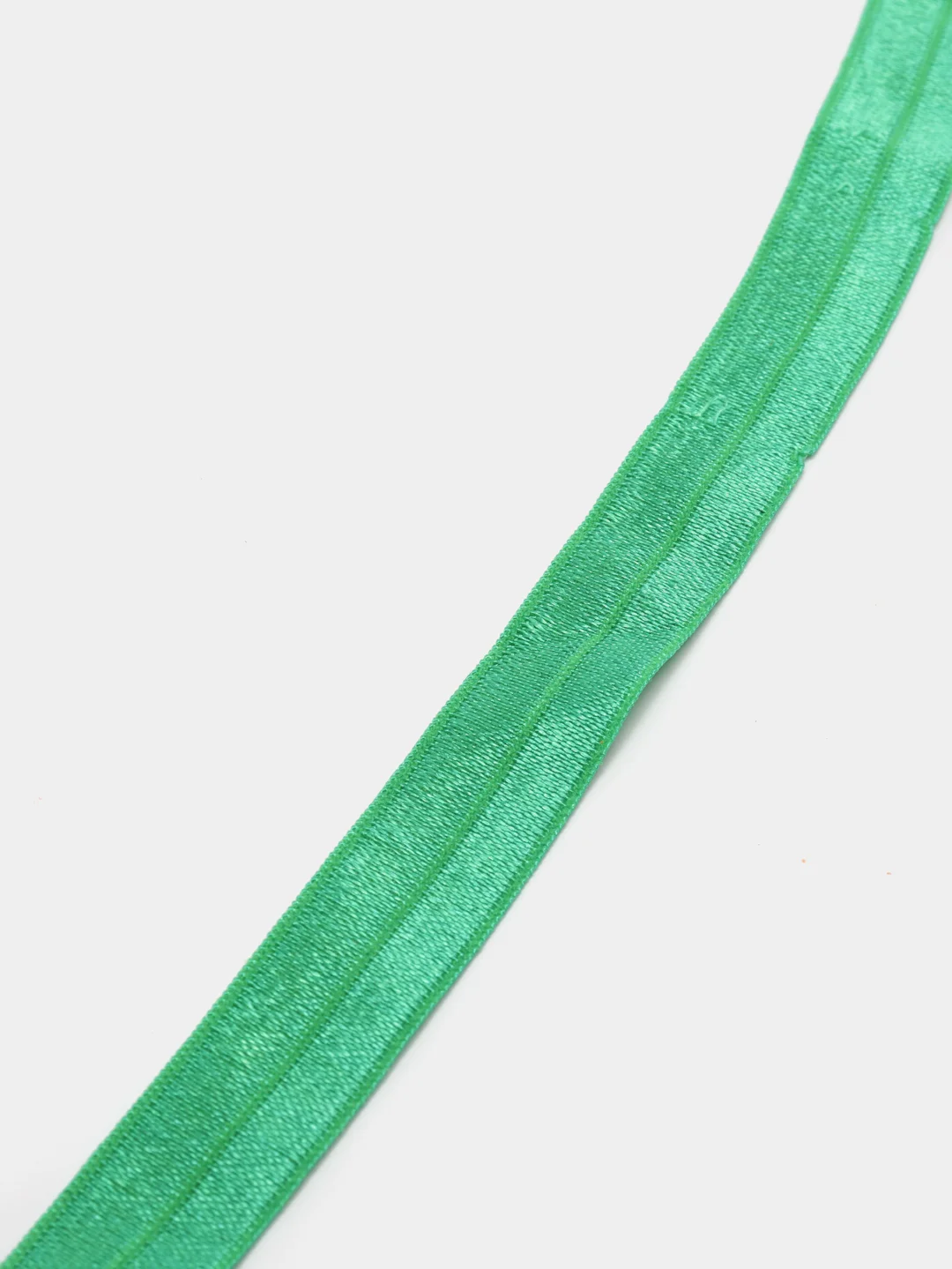 Зеленый косая бейка, эластичная