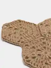 Коврик прикроватный. Коврик для ванной. Коврик из джута