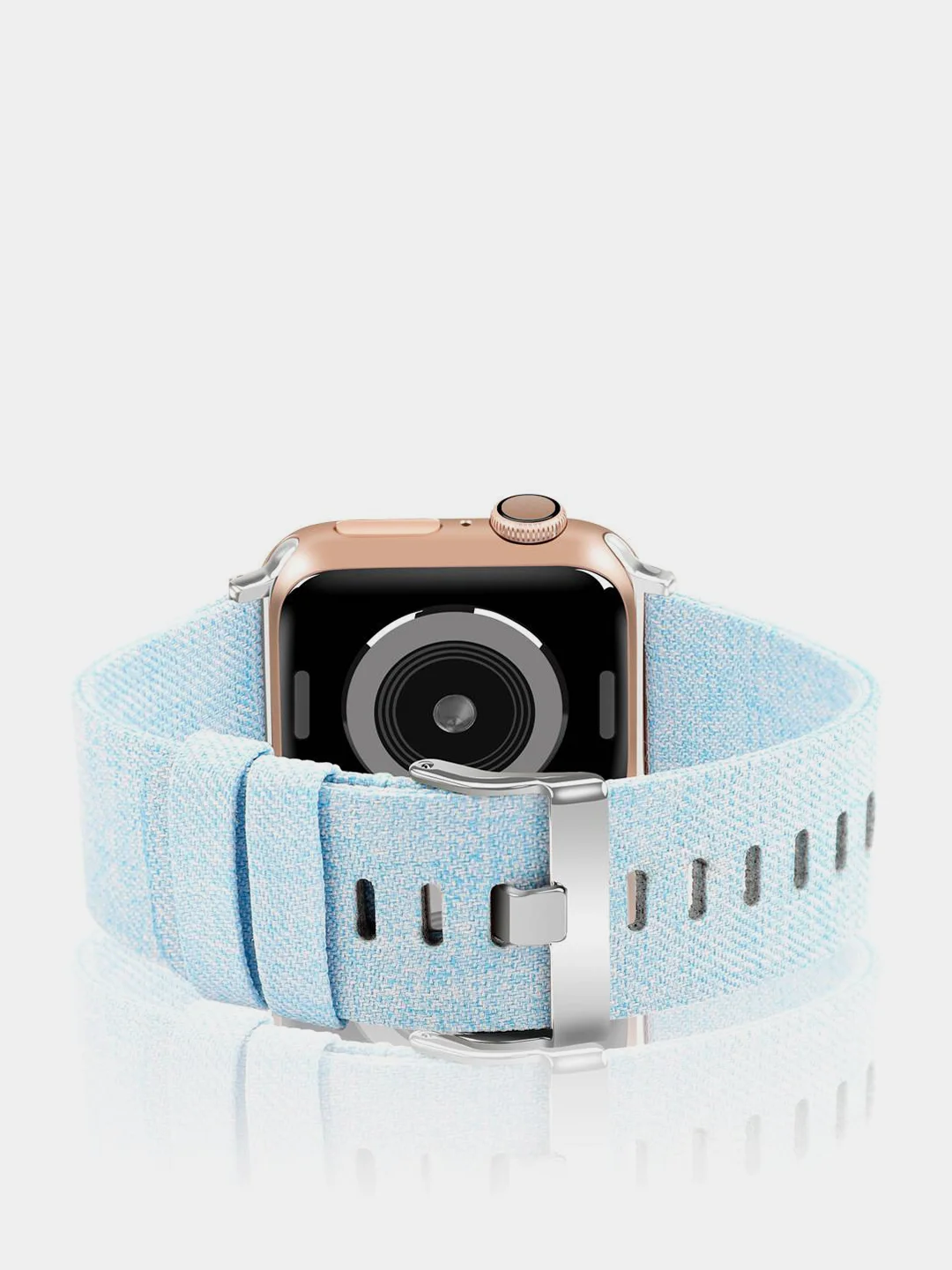 Голубой ремешок для Apple Watch 1/2/3/4 поколения, 38/40 мм.