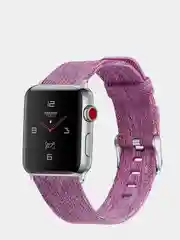 Розовый ремешок для Apple Watch 1/2/3/4 поколения, 38/40 мм.