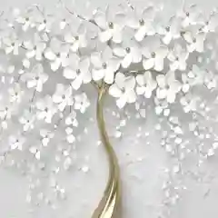 Фотообои флизелиновые "3D Волшебная сакура" 270X253 см (ШхВ)