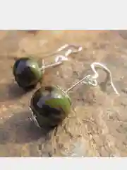 Зеленый женские серьги, керамика, 4 цвета