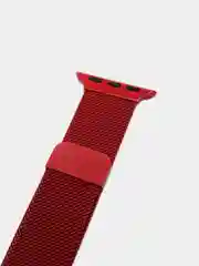 Красный ремешок для Apple Watch "Миланская петля"