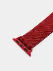 Красный ремешок для Apple Watch "Миланская петля"
