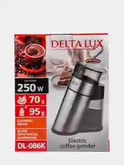 Кофемолка электрическая Delta Lux DL-086К, 250 Вт