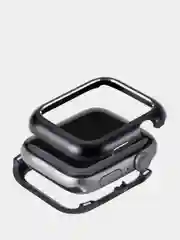 Черный бампер для Apple Watch (эпл вотч), металлический, 2 цвета