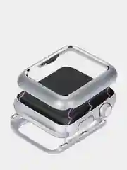 Серебряный бампер для Apple Watch (эпл вотч), металлический, 2 цвета