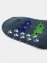 Зеленый носки детские махровые с тормозами
