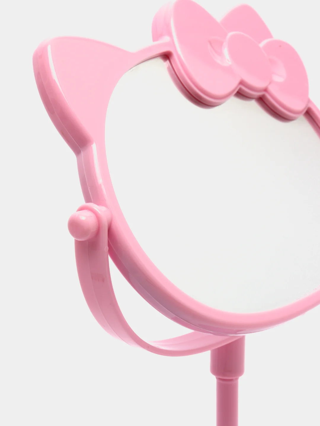 Кораллово-розовый розовое милое зеркало настольное двухсторонее Hello Kitty