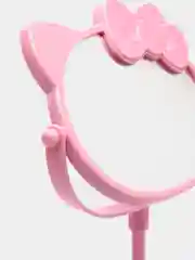 Кораллово-розовый розовое милое зеркало настольное двухсторонее Hello Kitty