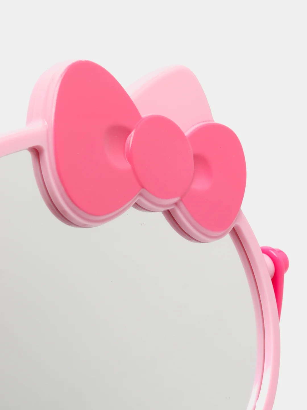 Кораллово-розовый розовое милое зеркало настольное двухсторонее Hello Kitty