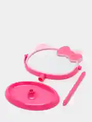 Кораллово-розовый розовое милое зеркало настольное двухсторонее Hello Kitty