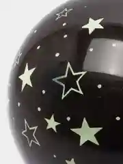 Черный неоновый шарик "С Днем Рождения" 3 вида