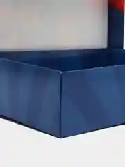 Синий подарочная коробка сборная Семья, 21 х 15 х 5,7 см