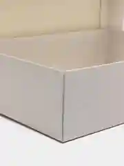 Белый подарочная коробка сборная Семья, 21 х 15 х 5,7 см
