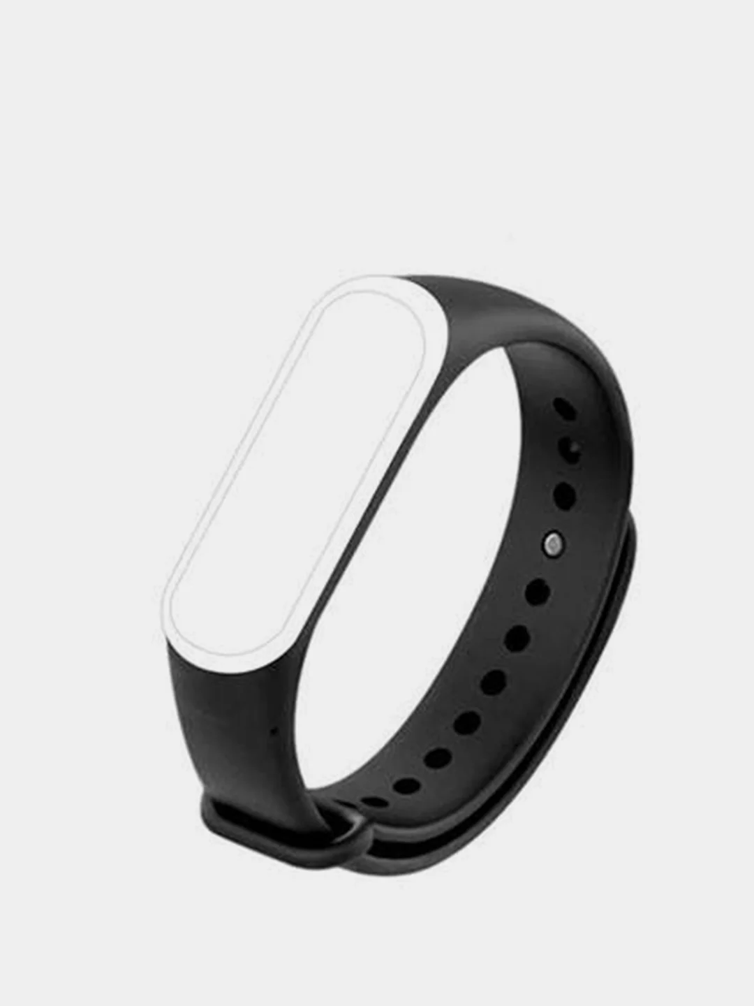 Черный силиконовый ремешок для фитнес-браслетов Xiaomi Mi Band 3/4