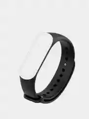 Черный силиконовый ремешок для фитнес-браслетов Xiaomi Mi Band 3/4