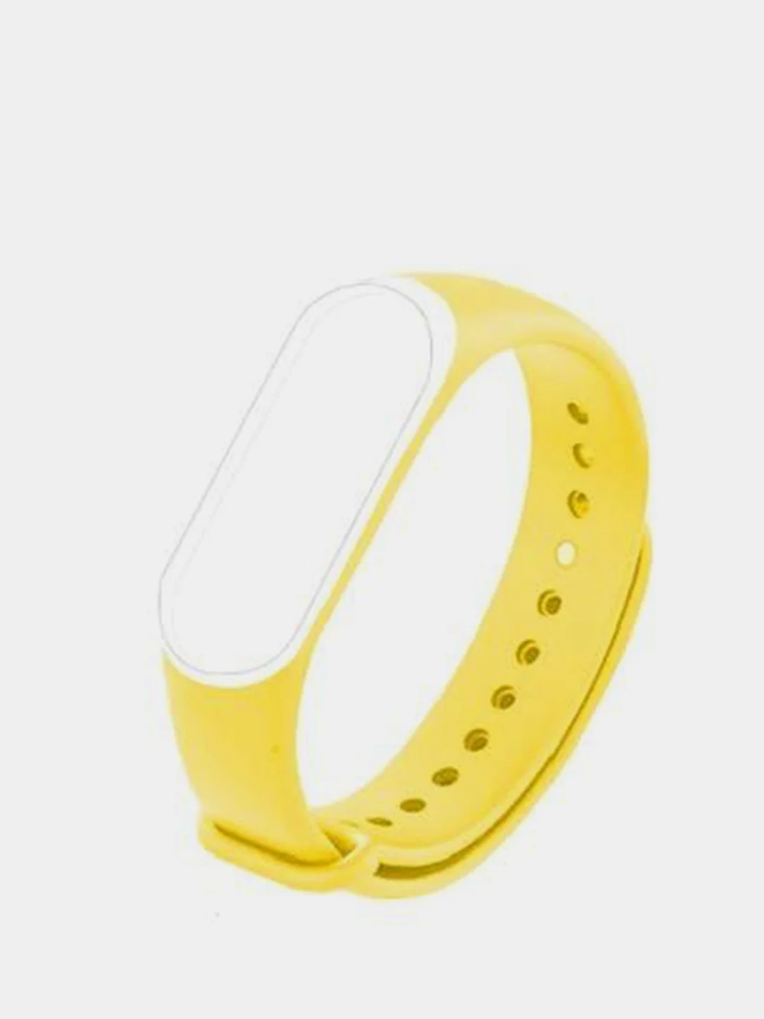Желтый силиконовый ремешок для фитнес-браслетов Xiaomi Mi Band 3/4