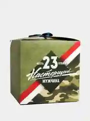 Зеленый коробка складная, к 23 февраля, 5 видов