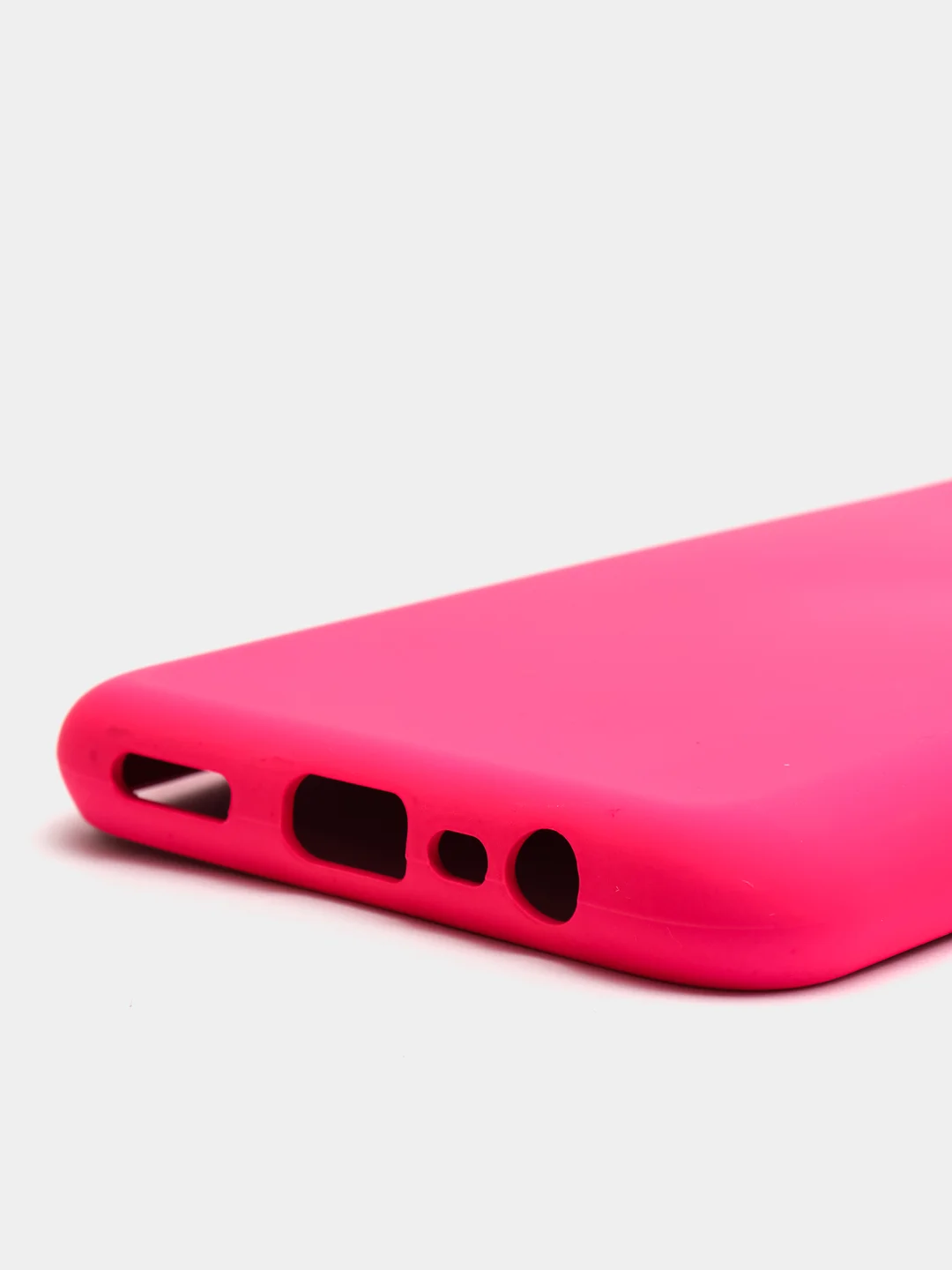 Фуксия чехол REALME Narzo 50A  / REALME C25 / REALME C25S с защитой камеры и бархатом внутри