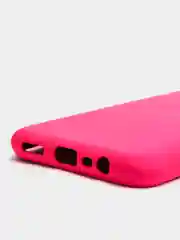 Фуксия чехол REALME Narzo 50A  / REALME C25 / REALME C25S с защитой камеры и бархатом внутри