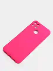 Фуксия чехол REALME Narzo 50A  / REALME C25 / REALME C25S с защитой камеры и бархатом внутри
