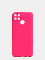 Фуксия чехол REALME Narzo 50A  / REALME C25 / REALME C25S с защитой камеры и бархатом внутри