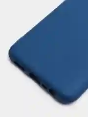 Темно-синий чехол REALME Narzo 50A  / REALME C25 / REALME C25S с защитой камеры и бархатом внутри