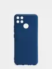 Темно-синий чехол REALME Narzo 50A  / REALME C25 / REALME C25S с защитой камеры и бархатом внутри