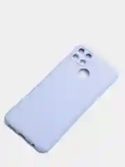 Желтый чехол REALME Narzo 50A  / REALME C25 / REALME C25S с защитой камеры и бархатом внутри