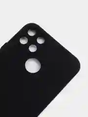 Черный чехол REALME Narzo 50A  / REALME C25 / REALME C25S с защитой камеры и бархатом внутри
