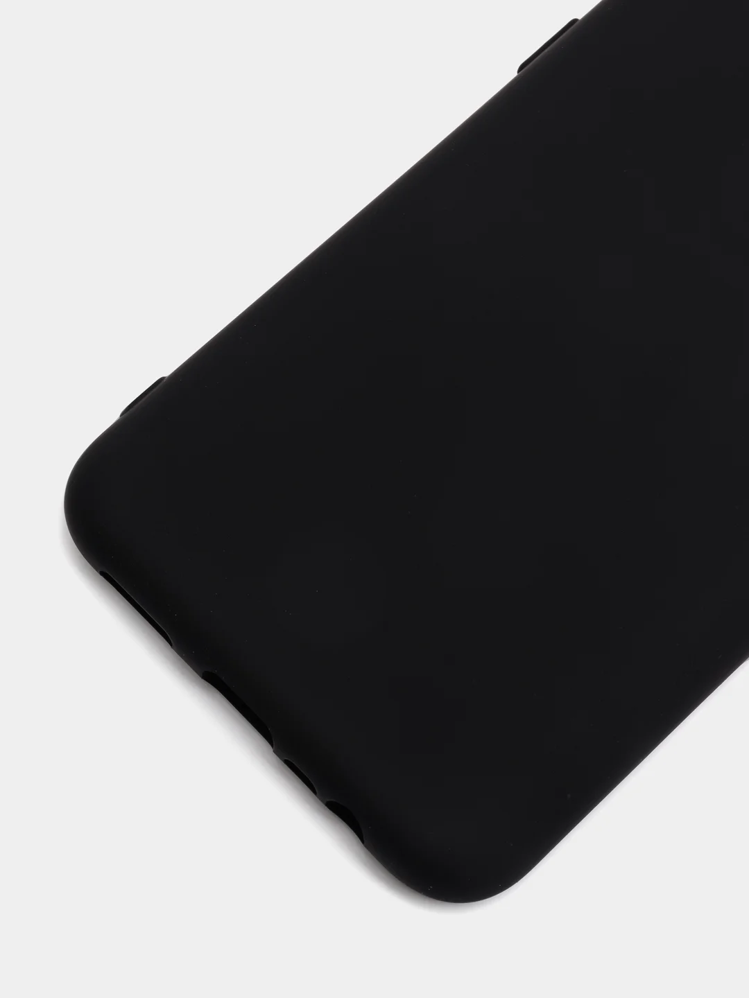 Черный чехол REALME Narzo 50A  / REALME C25 / REALME C25S с защитой камеры и бархатом внутри