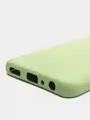 Лесной зеленый чехол для Samsung A03 Core с защитой камеры и с бархатом внутри
