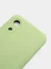 Лесной зеленый чехол для Samsung A03 Core с защитой камеры и с бархатом внутри