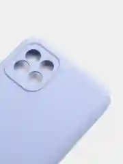 Лавандовый чехол Samsung A03 c защитой камеры и бархатом внутри