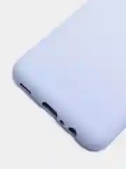 Лавандовый чехол Samsung A03 c защитой камеры и бархатом внутри