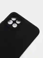 Хром чехол Samsung A03 c защитой камеры и бархатом внутри