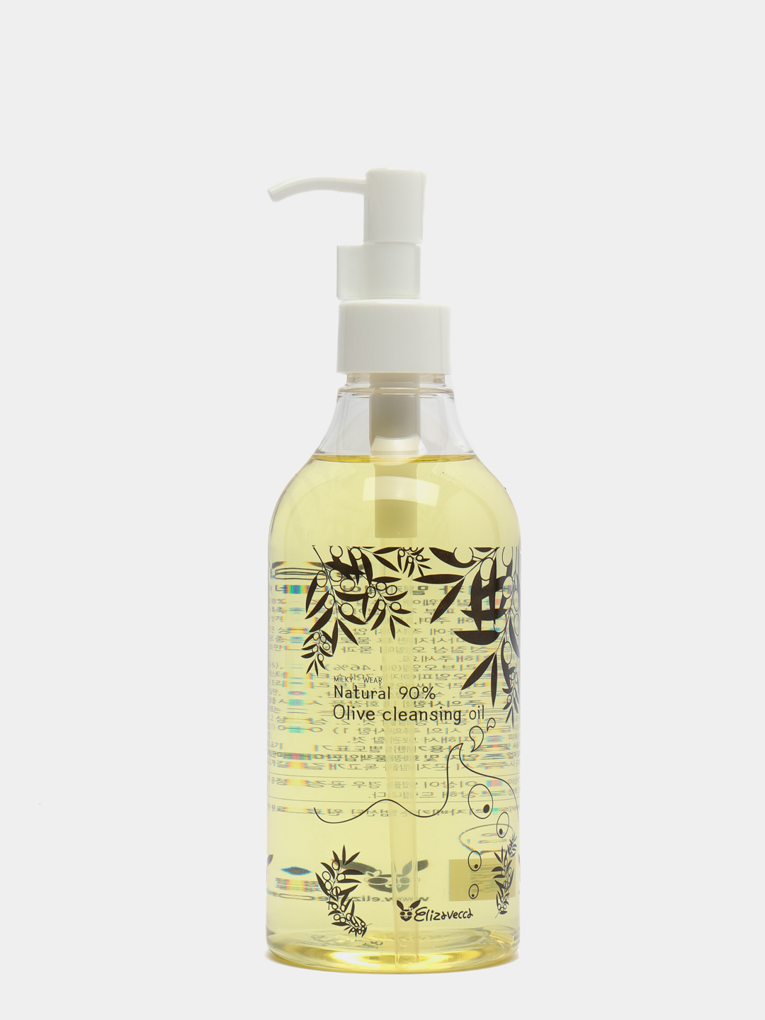 Elizavecca natural olive cleansing oil. Гидрофильное масло с оливой Elizavecca 90% Olive Cleansing Oil 300 мл. Гидрофильное масло Елизавекка.