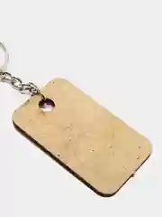 Кораллово-розовый брелок с рисунком "Иероглиф"