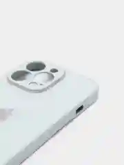 Ледяной чехол силиконовый со стеклянной панелью для iPhone 13 Pro