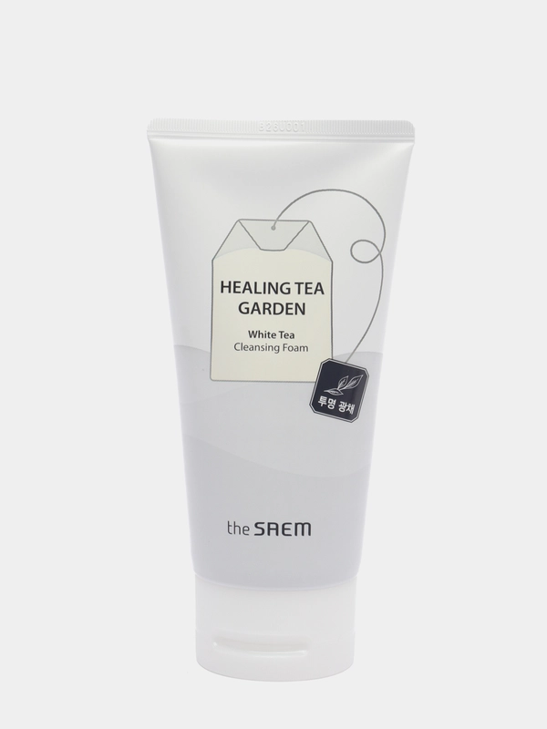 Пенка с экстрактом белого чая The Saem Healing Tea Garden Cleansing Foam, 150 мл