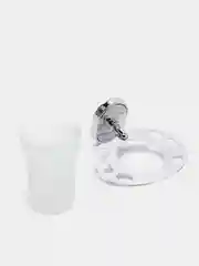 Держатель для зубных щеток LEDEME из латуни с стаканом