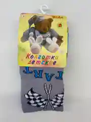Серый детские колготки kidPower "Флаги", хлопок, 74-80