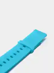 Голубой ремешок для Xiaomi Amazfit Bip GTR 42 мм / GTS / Samsung Gear S2 силиконовый сяоми самсунг