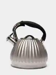 Серебряный чайник со свистком MB, металл, 3,0 л