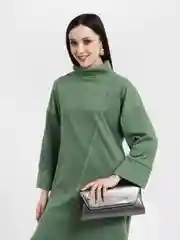 Клатч женский на цепочке, цвет серебряный